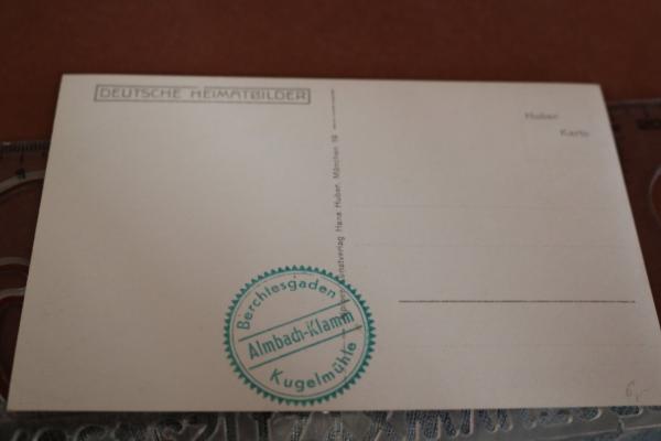 Postkarte - Reichskanzler Adolf Hitler auf der Terasse seines Landhauses Wachenfeld